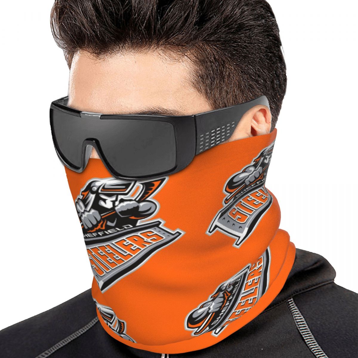 Neck Gaiter Face Cover - 셰필드 스틸러스 반다나 넥 커버 프린트