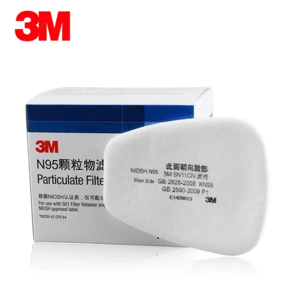 Dust Mask Construction - 10pcs/Box 3M 5N11 면 필터 6200/7502/6800
