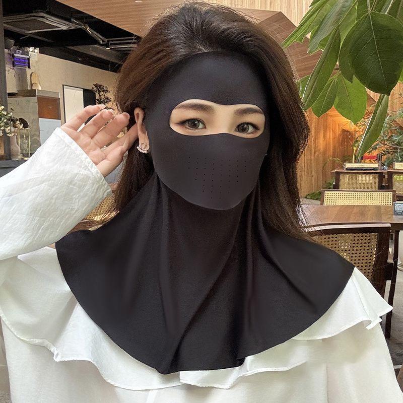 Sports Mask Breathable - 여름 아이스 실크 페이스 지니 풀