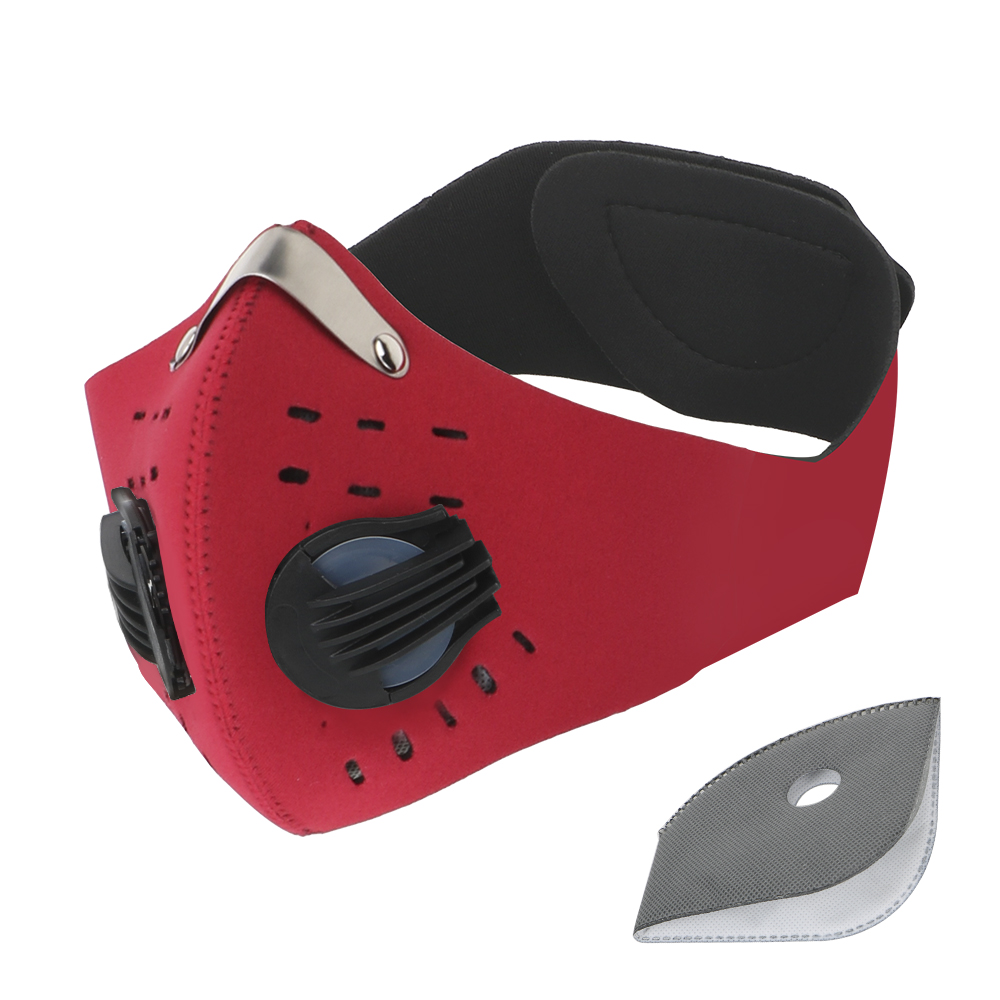 Dust Mask Construction - 활성탄 방오 마스크 1개, 필터가 있는