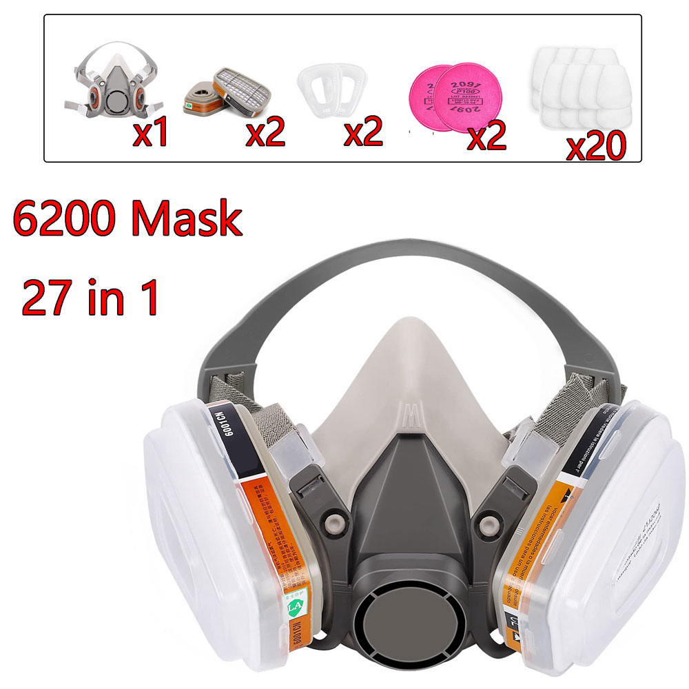 Dust Mask Construction - 가스 마스크 6200 세트 차량 도색