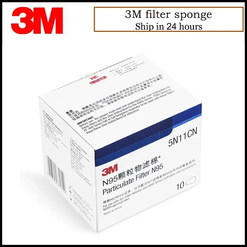 10pcs/Box 3M 5N11 면 필터 6200/75 - Dust Mask Construction 리뷰 및 가격