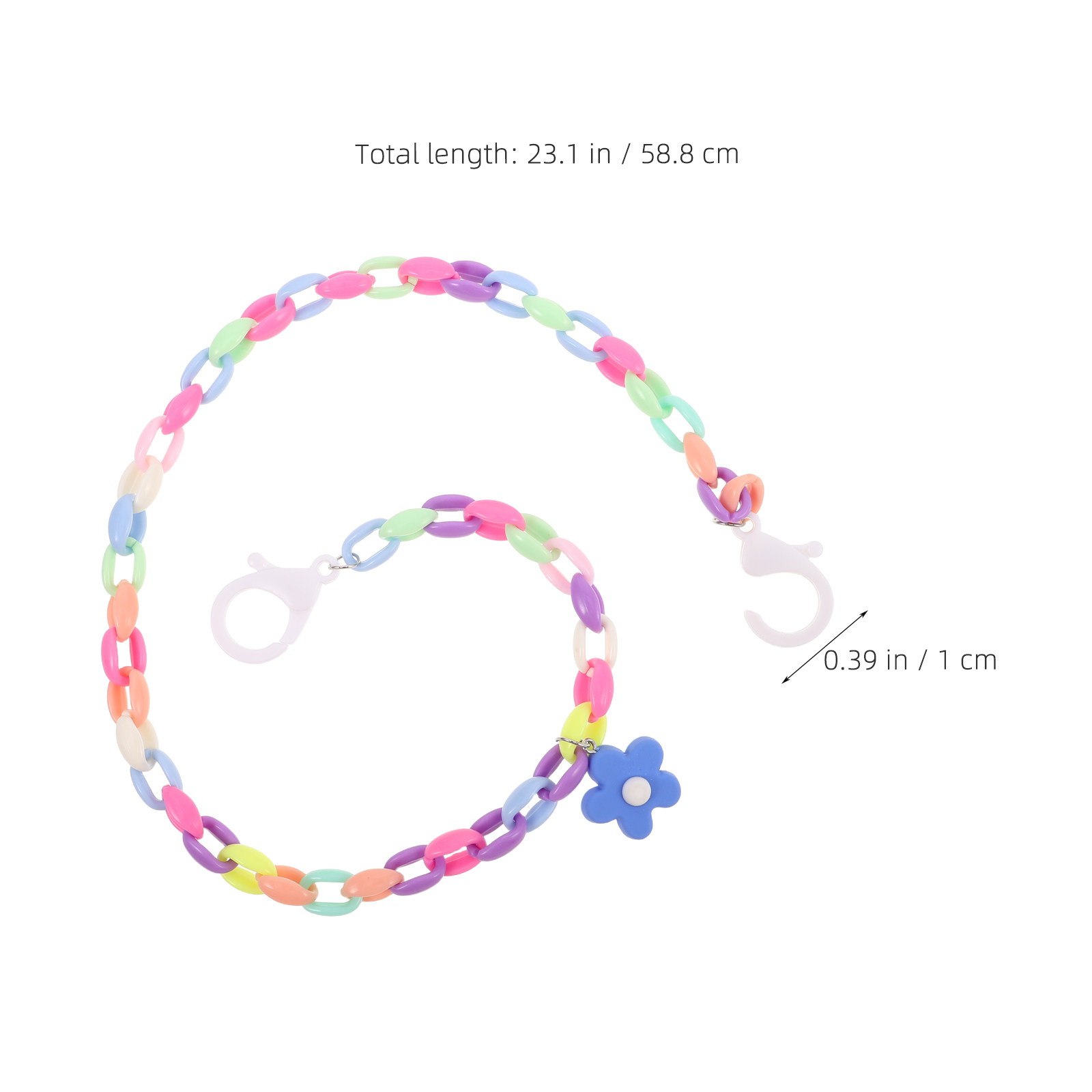 어린이용 안경줄, 다채로운 색상의 꽃 장식, 안경 고정 - Mask Chain Holder 리뷰 및 가격